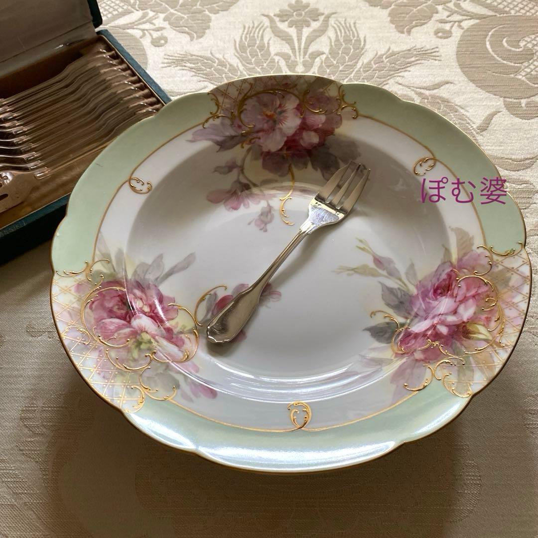 【フランス／クリストフル】純銀／ケーキフォーク 2本