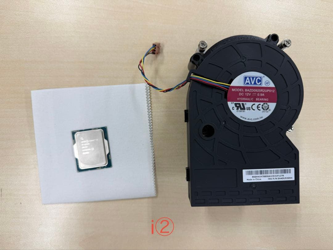 i② intel Core i5-12500 LGA 1700 CPUファン付き