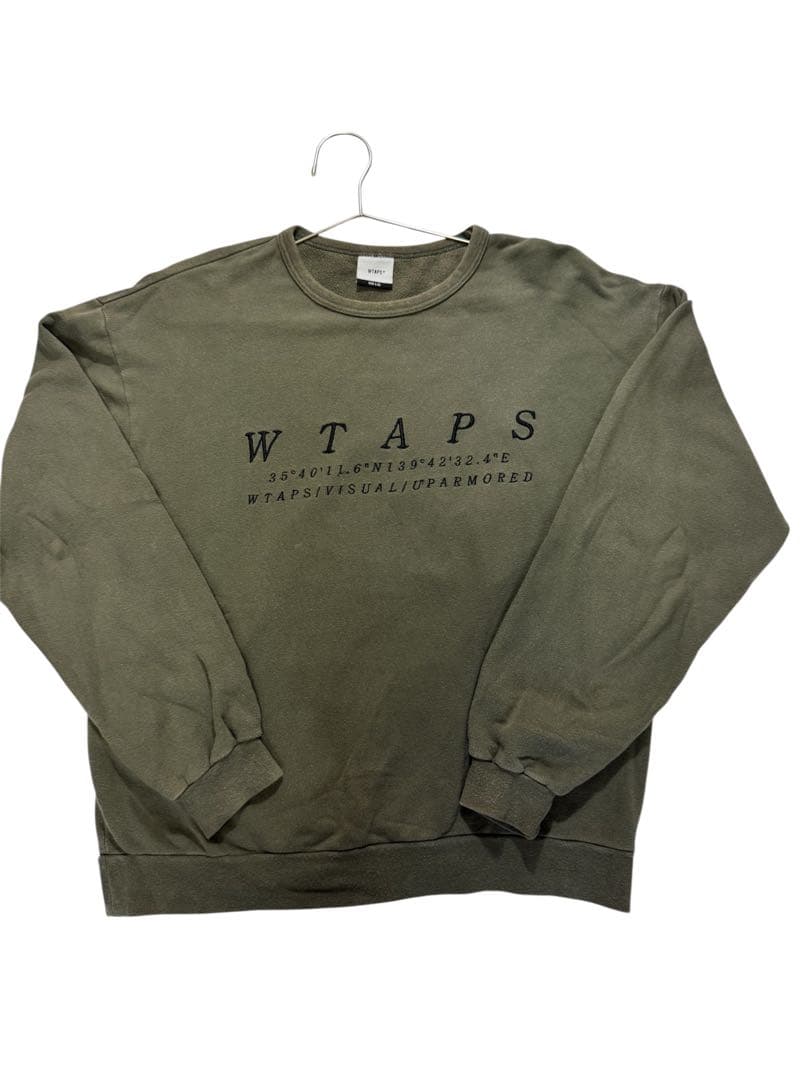 wtaps トレーナー　カーキ