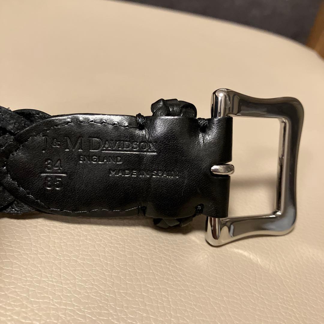 J&M DAVIDSON メッシュベルト　牛革