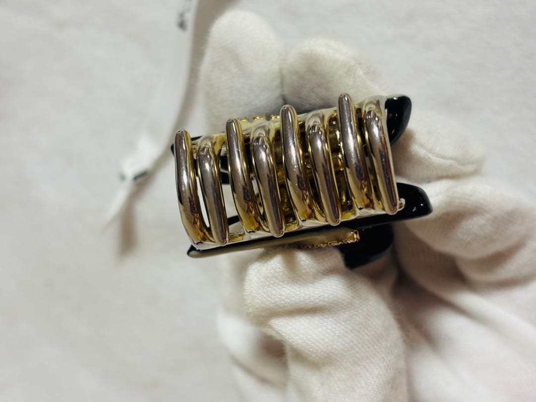 【極美品】アッカ acca クリップ　ヘアクリップ ツートン バイカラー