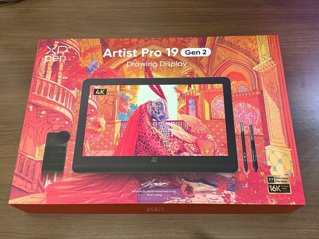 XPPen Artist Pro 19（Gen2）4K液タブ・MD180UH