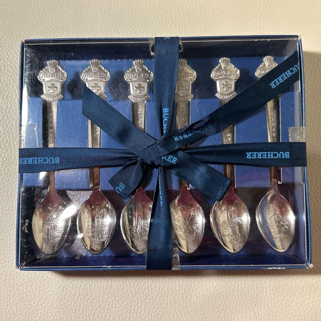 【未使用未開封 】ROLEX BUCHERERスプーン6本セット