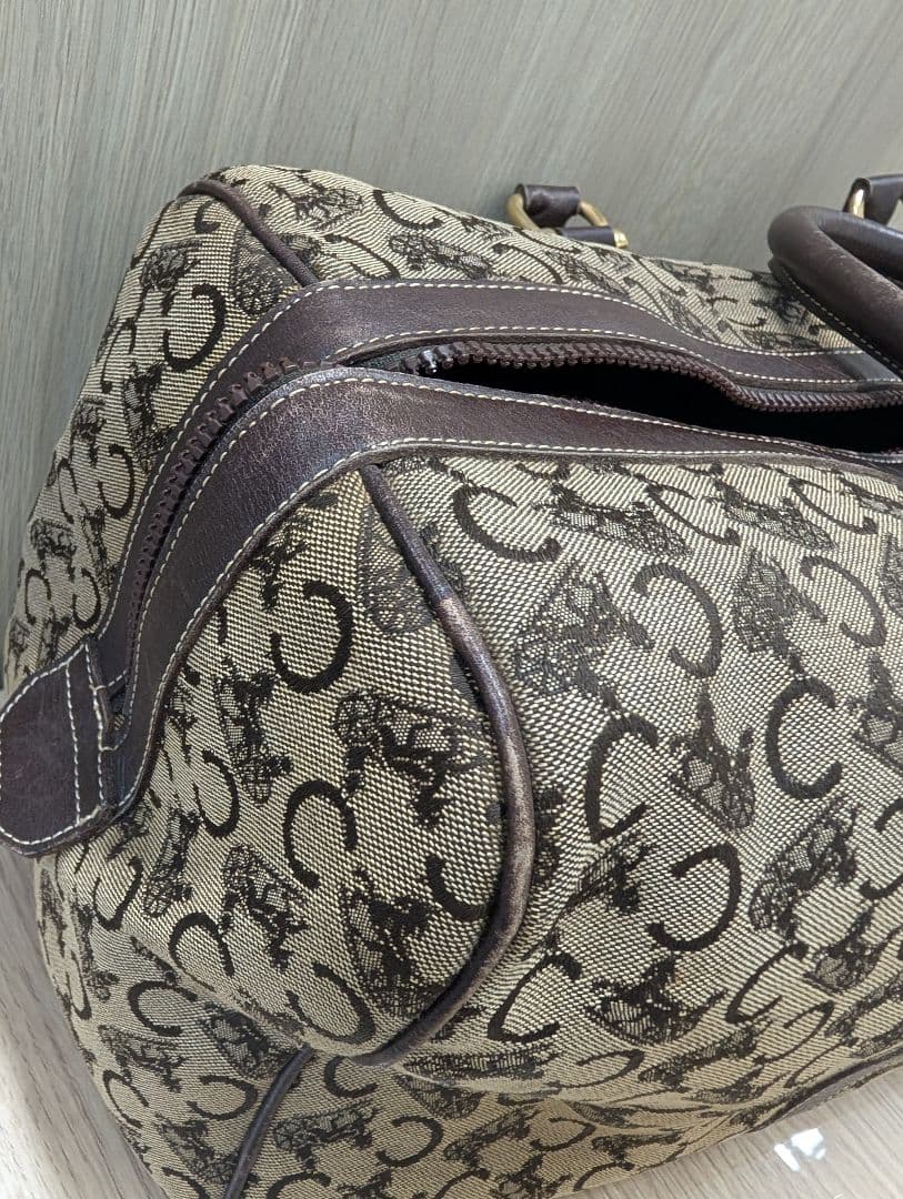 CELINE セリーヌ マカダム ボストンバッグ