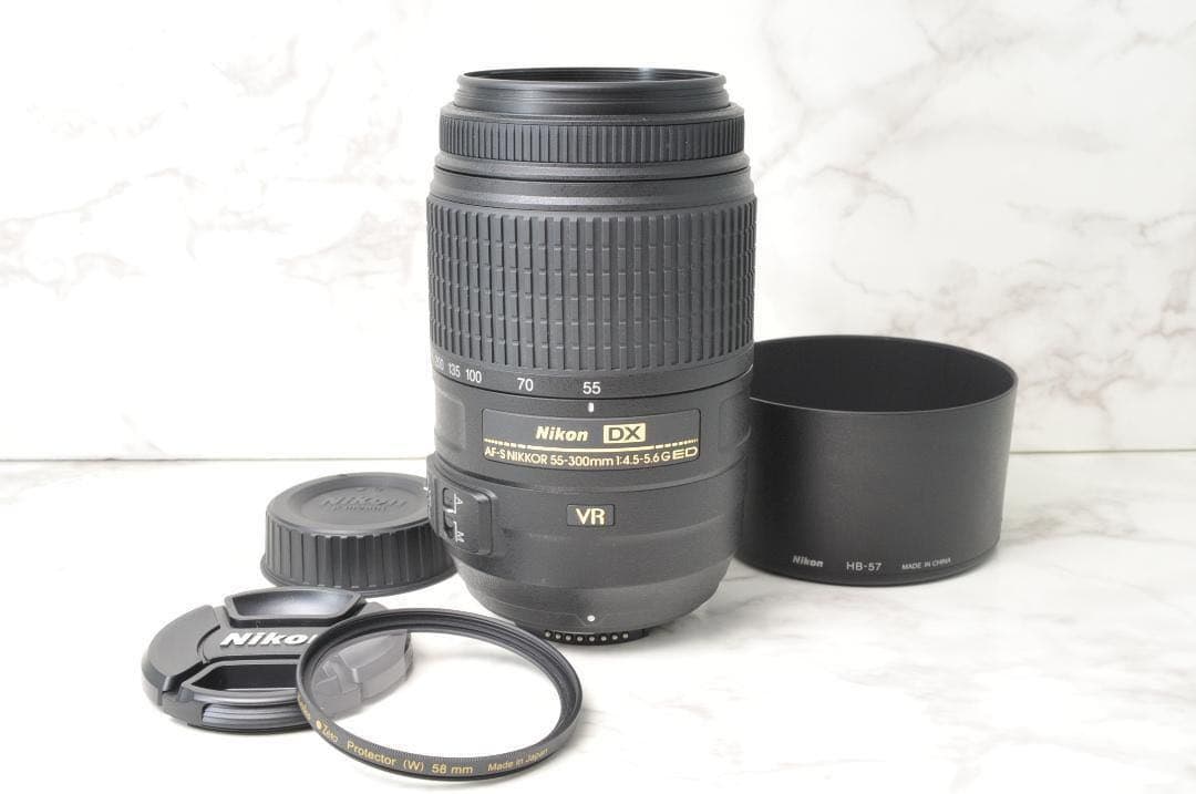 美品❣️Nikon AF-S 55-300mm VR⭐️超望遠レンズ