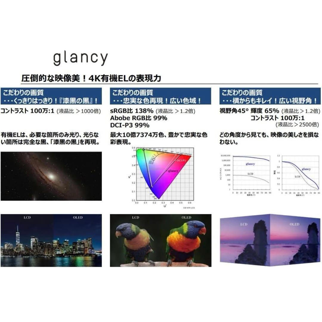 《レア》 JOLED glancy 国産 有機EL OLED 4k 27インチ