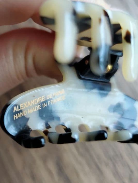 アレクサンドル ドゥ パリ CLASSIQUES Sクリップ 2.5㎝ ×6㎝