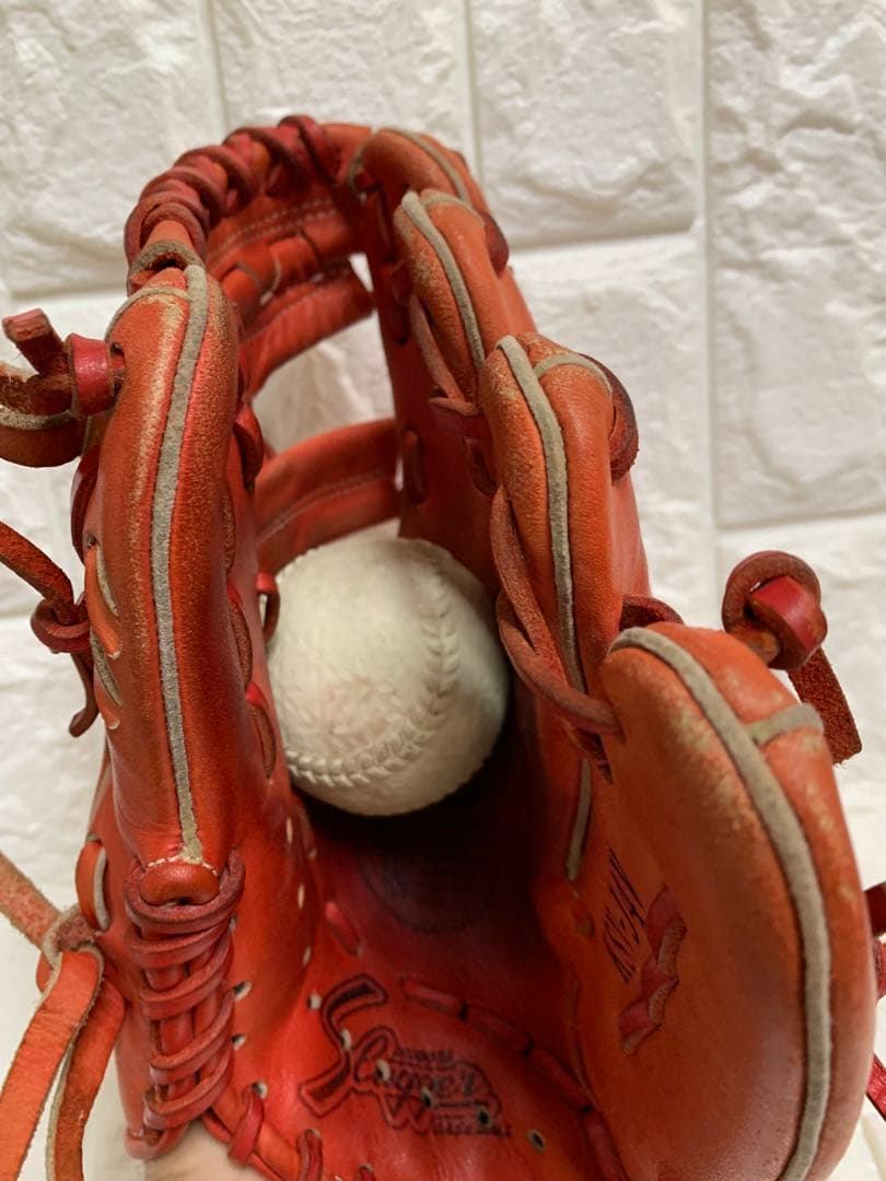 【即戦力】久保田スラッガー 少年軟式用 KSN-J4V オレンジ 右投げ