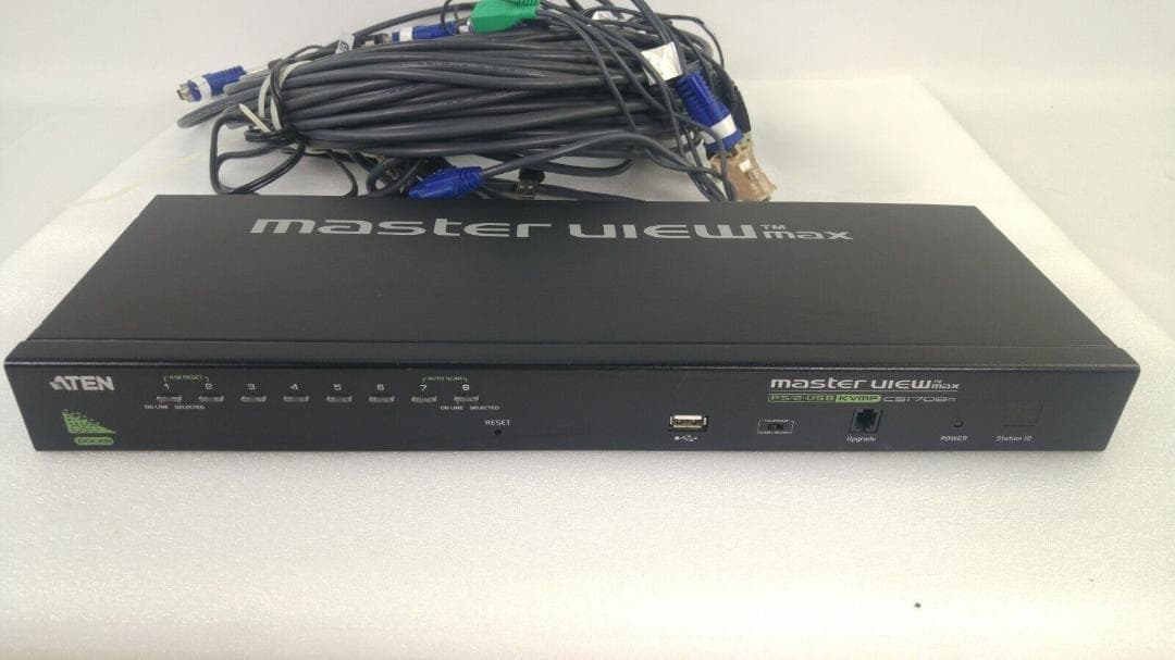 【動作確認済】ケーブル9本付 ATEN CS1708A PS/2とUSB対応