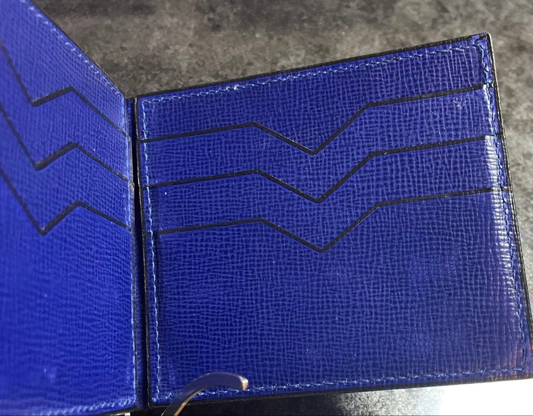 Valextra/ヴァレクストラ/マネークリップ/ロイヤルブルー