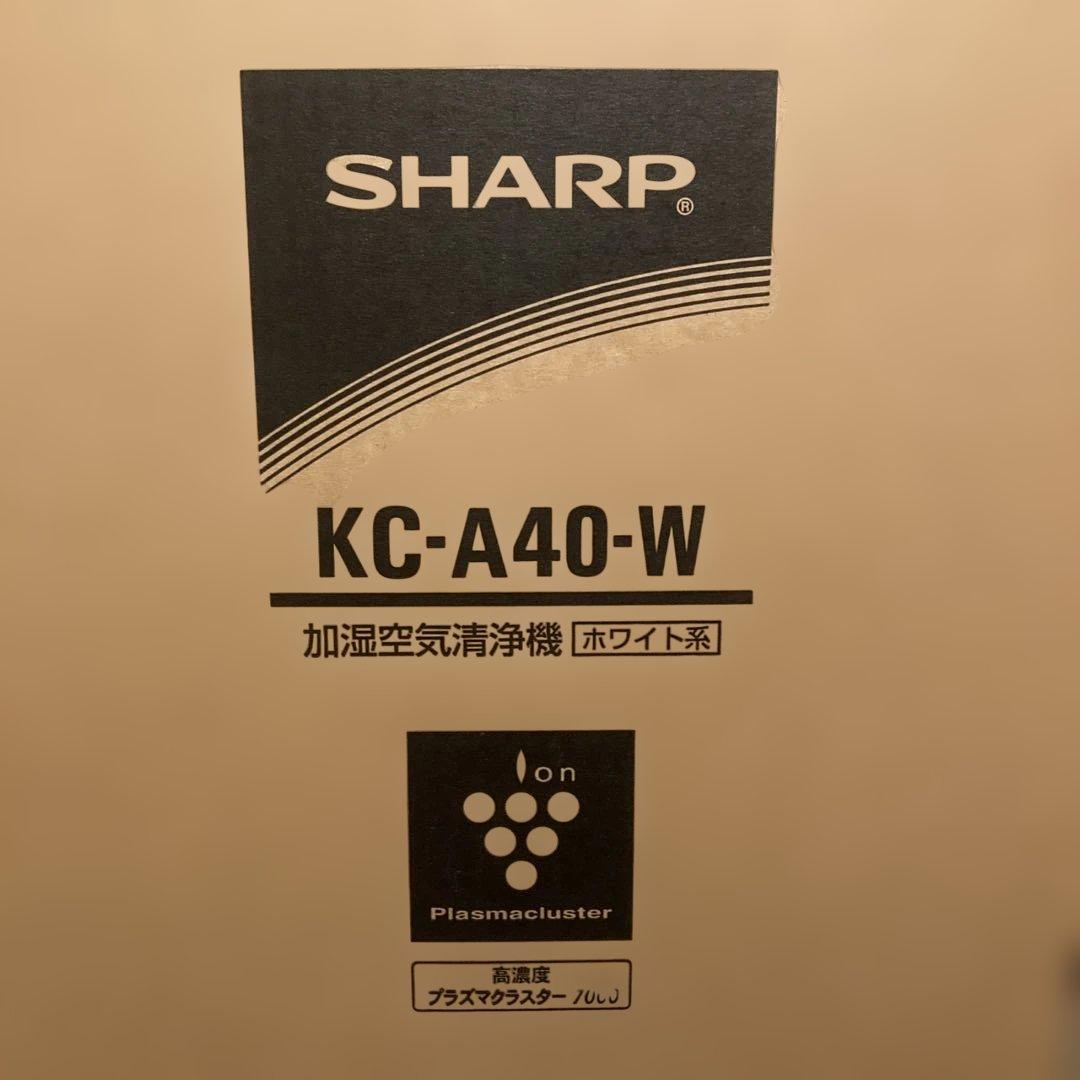 や*ん様 SHARP KC-A40-W 加湿空気清浄機 ホワイト系