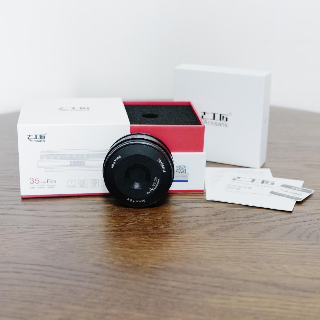 七工匠 7Artisans フルサイズ 35mm F5.6 ブラック ほぼ新品