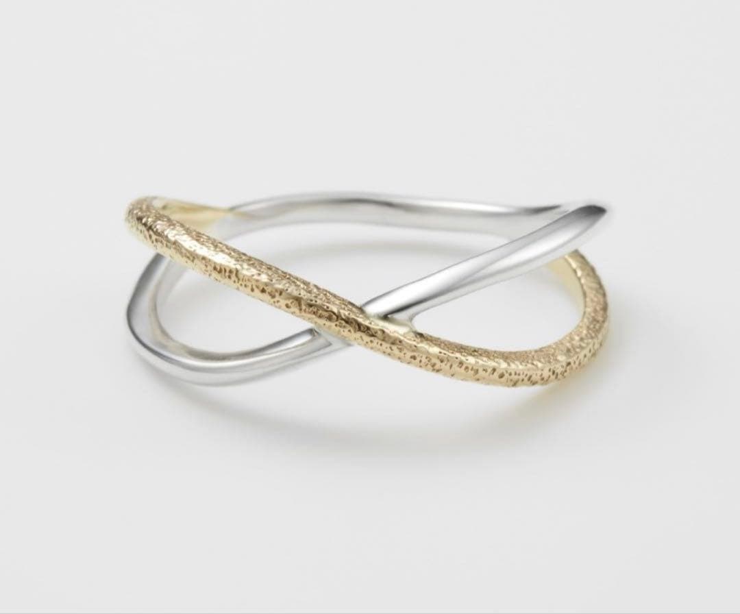 値下げ中！agete/アガット　シルバー／K10リング★11号