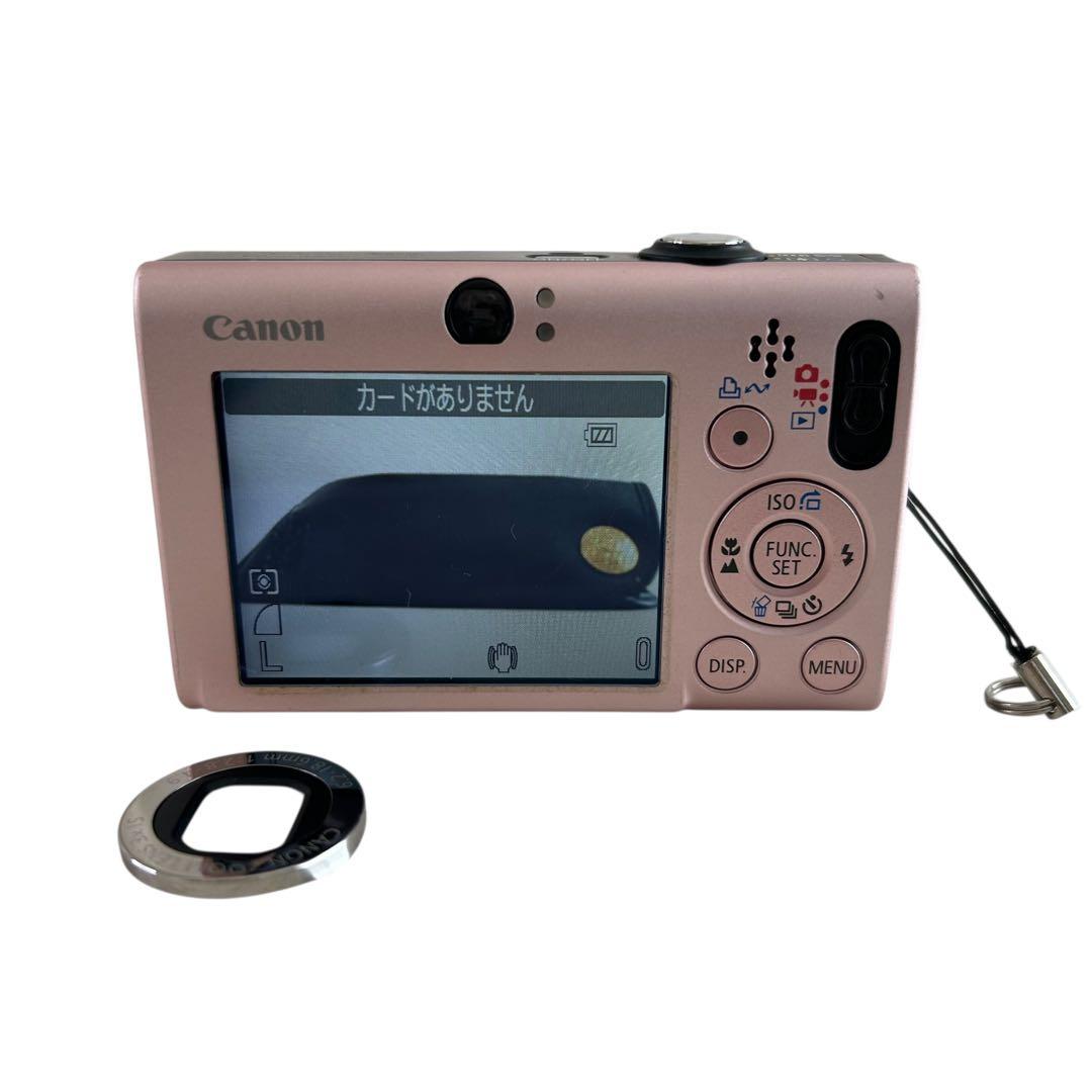 動作確認済み Canon IXY DIGITAL 20 is コンデジ ピンク