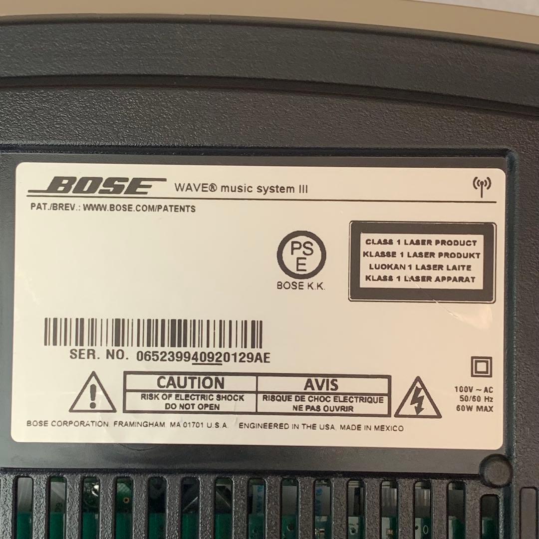ボーズ BOSE Wave Music System III