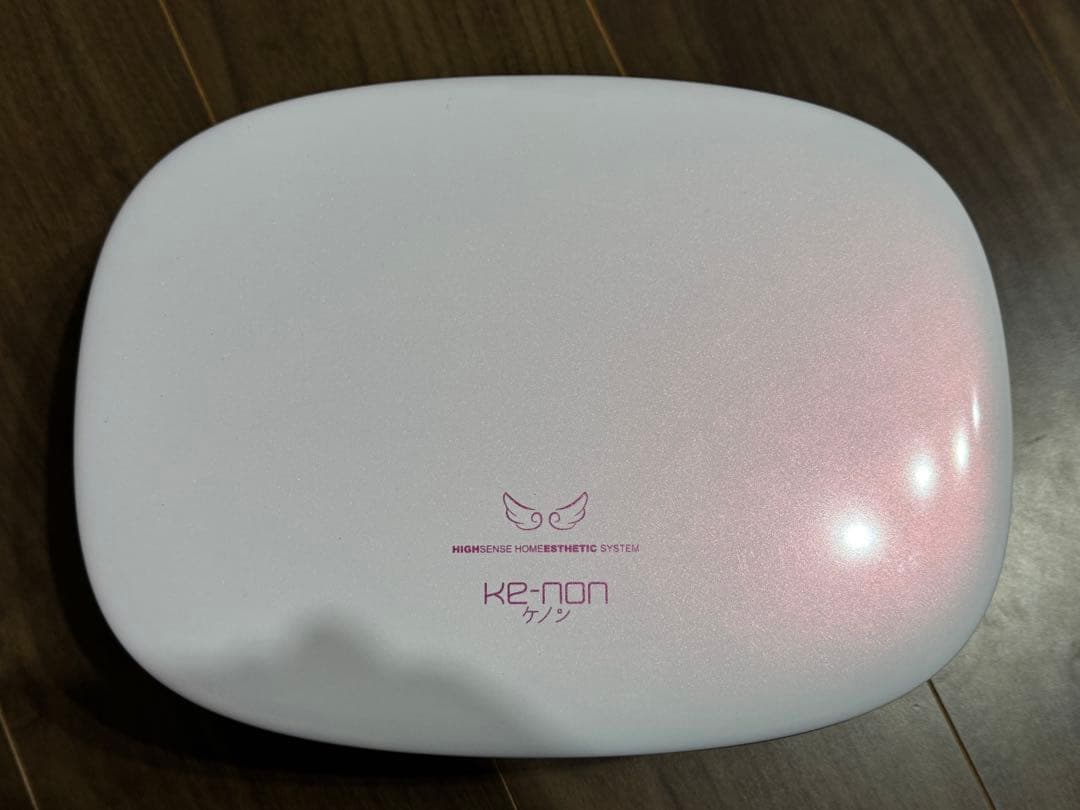 ❷ 美品 ver.8.0 ケノン 眉毛脱毛器付き 脱毛器 美顔器 パールホワイト