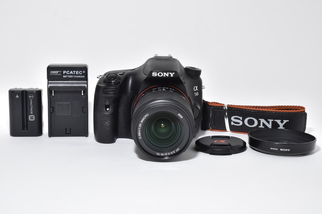 美品 Sony a58 スマホ転送OK レンズセット #9488