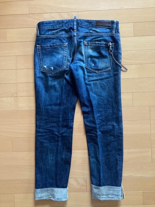 Dsquared2 メンズ ウォレットチェーン付き ジーンズ イタリア48