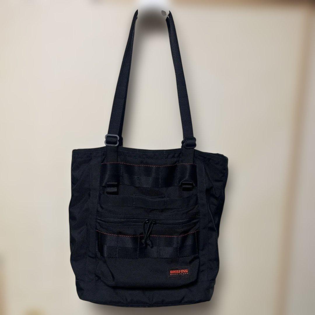 BRIEFING ブラック トートバッグ　ブリーフィングUSA大容量