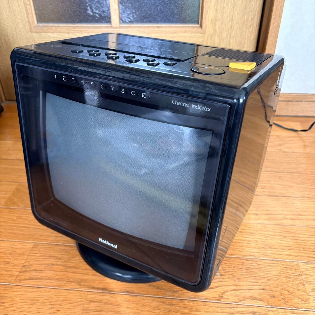 National レトロ　ブラウン管テレビ　TH11-S29 85年製　当時物