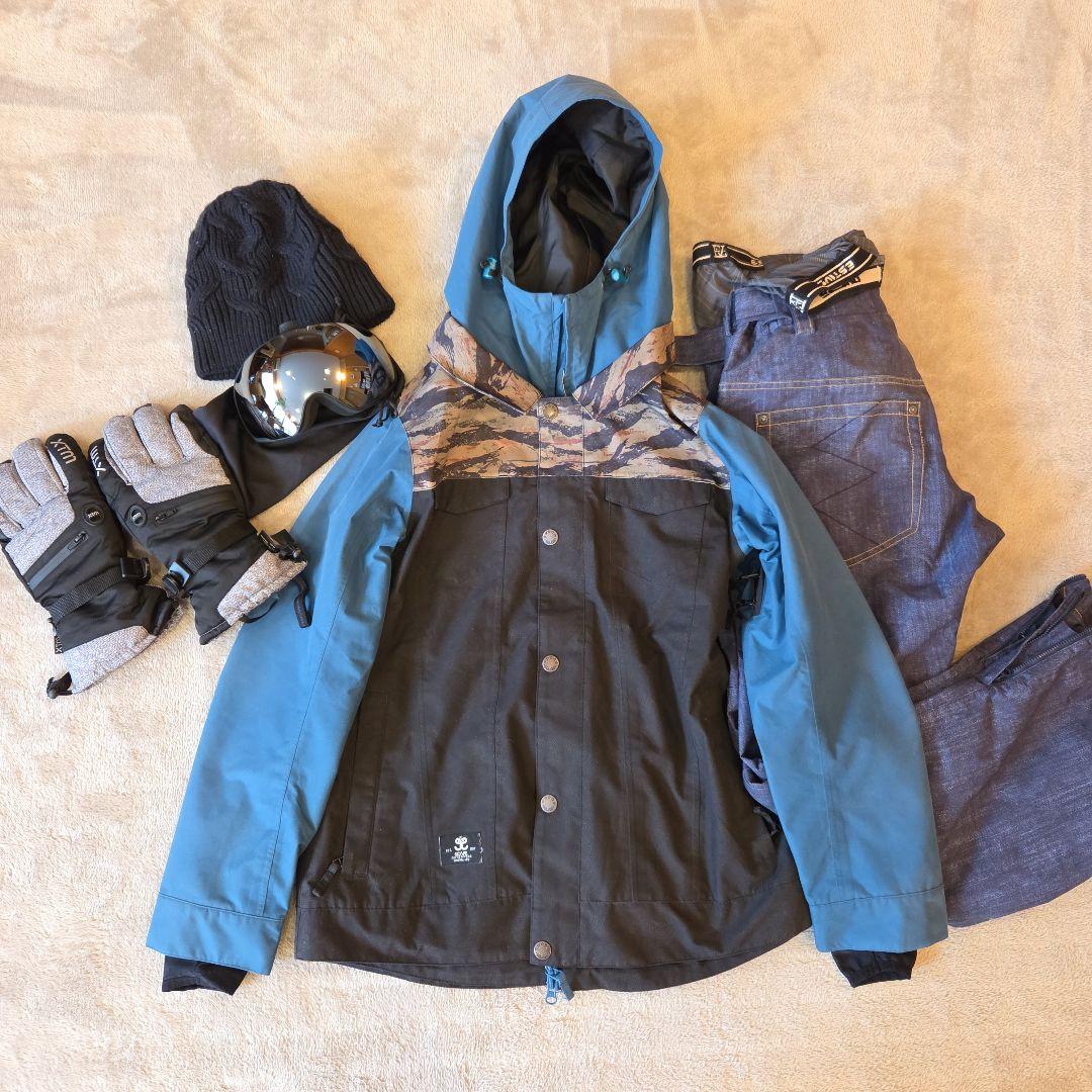 豪華5点 スノボウェア フルセット メンズM SCAPE ESTIVO XTM