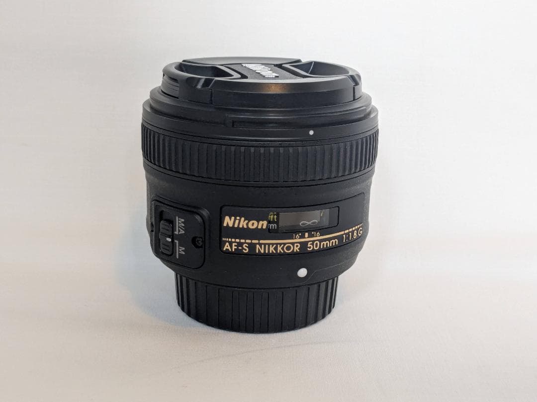 Nikon AF-S NIKKOR 50mm f/1.8G 純正フード付き