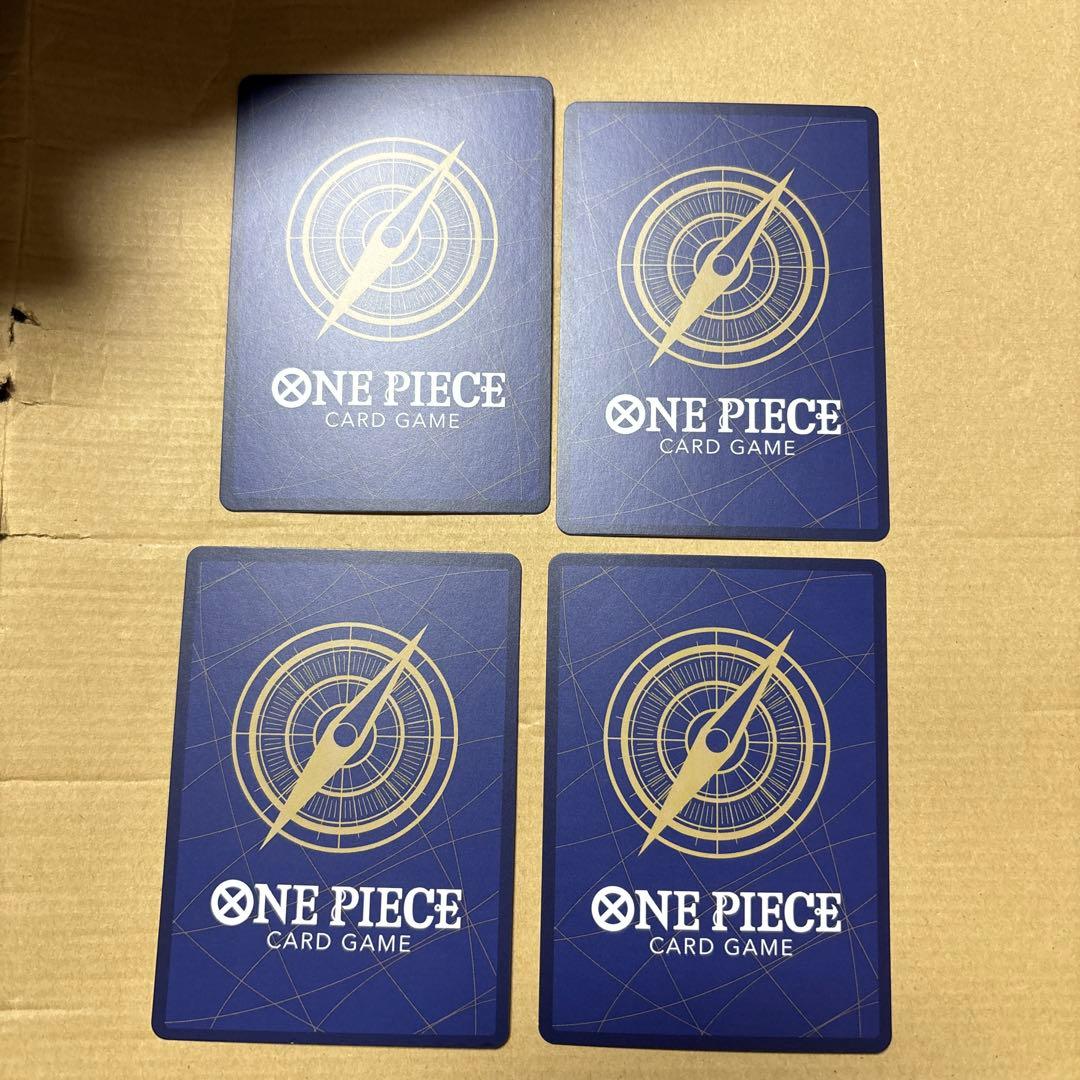 【プレイ用】ワンピースカード　プロモ　ワンピースマガジン　少女　×4