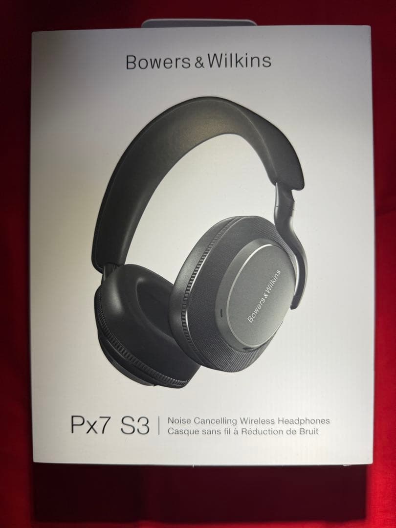 Bowers & Wilkins Px7 S3ワイヤレスヘッドホン 本体とケース