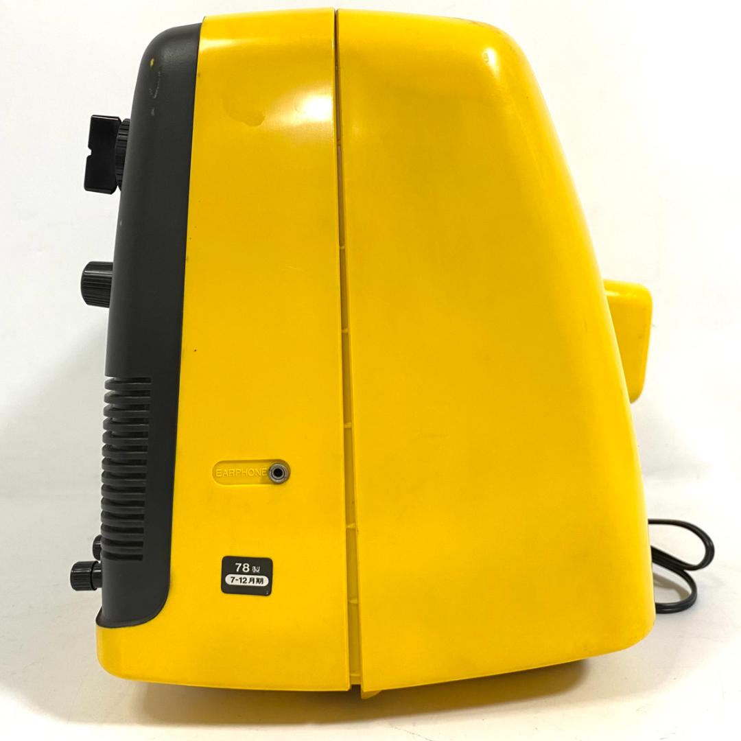 SHARP シャープ 白黒テレビジョン 12P-J9U 1978年製 昭和レトロ