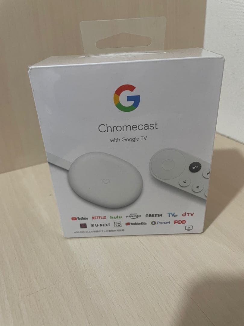 【未開封】GoogleChromecast with GoogleTV4kモデル
