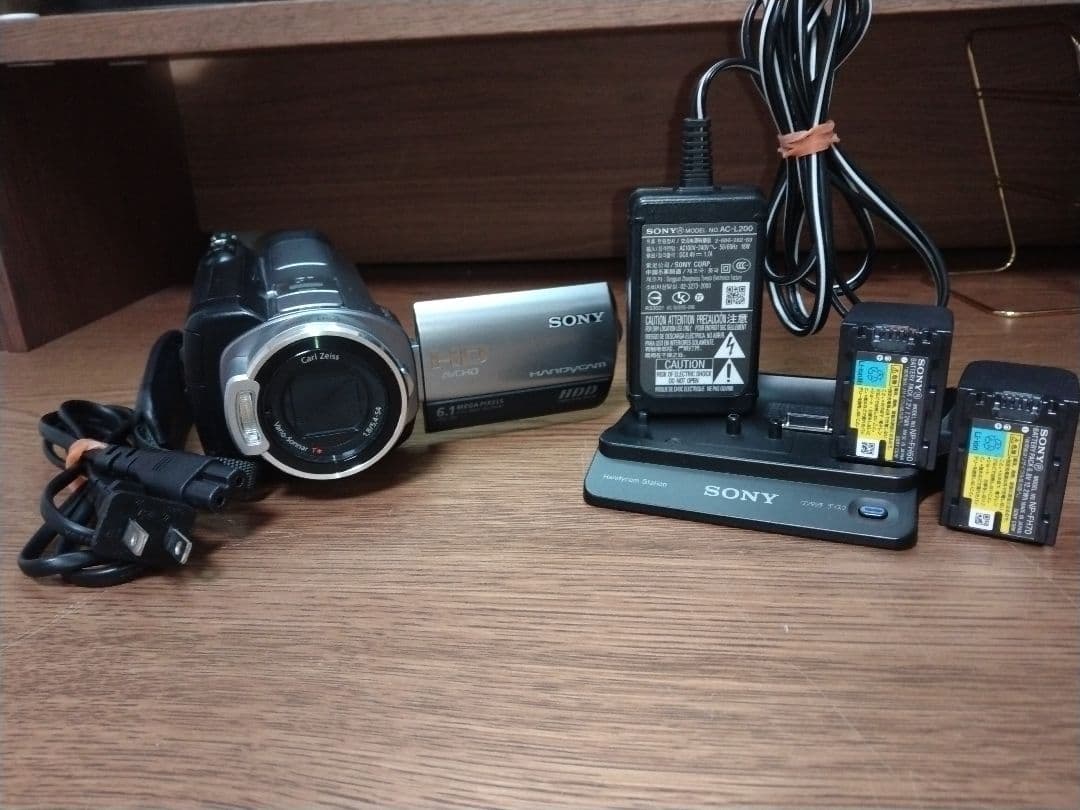 【動作良好】SONY Handycam HDR-SR7予備バッテリー ケース付き