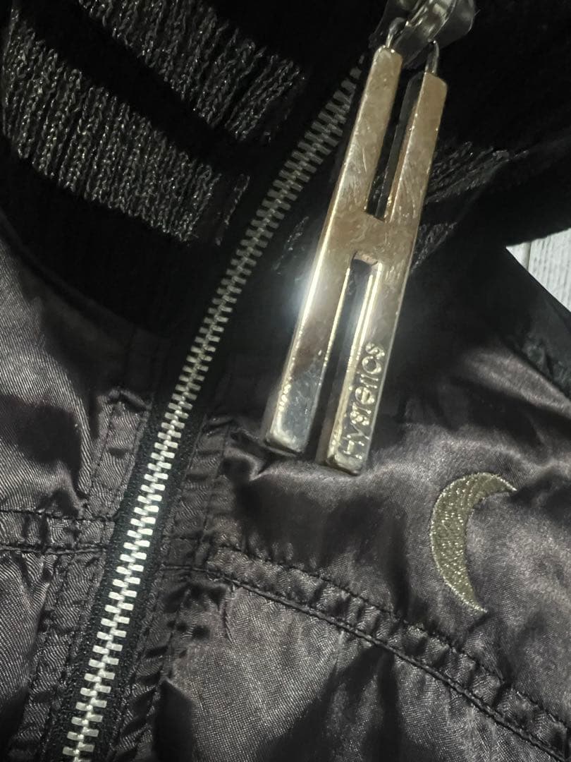 00s HYSTEIC GLAMOUR ガール 刺繍 短丈 スカジャン ムーン