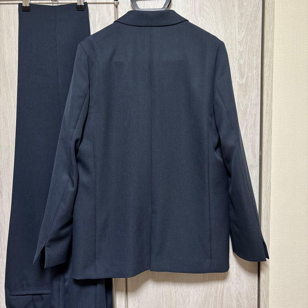 新品同様　オリヒカ　ウォッシャブル　パンツ　スーツ　青紺　上M 下L