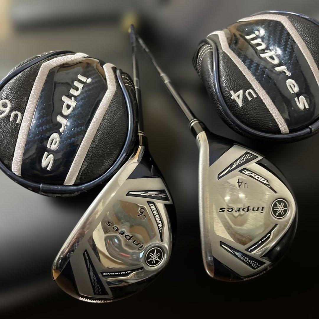 美品★ヤマハインプレス U4&U6 ユーティリティUD+2★2本セット★SR★