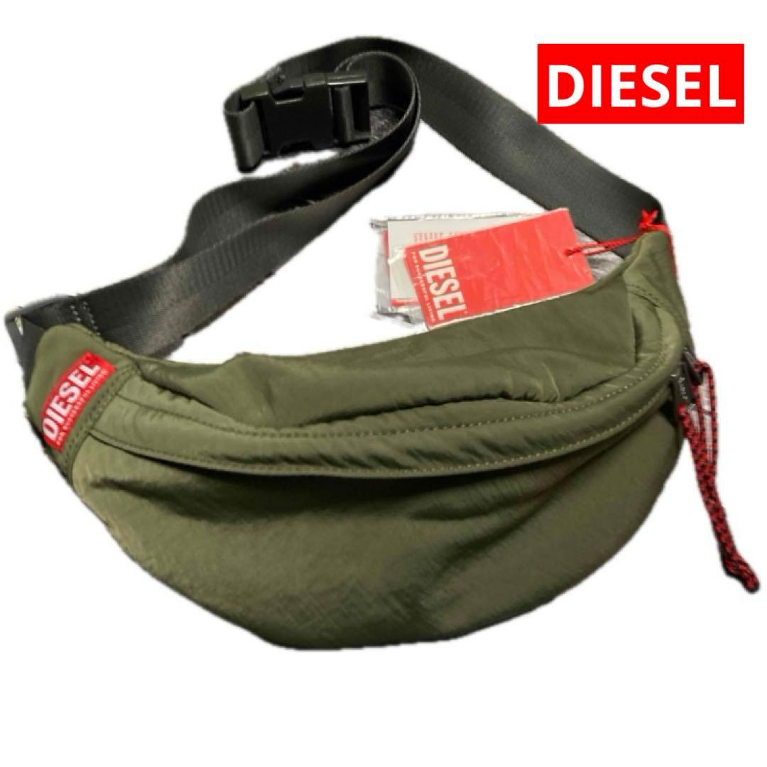 DIESEL ディーゼル ボディバック X09372 カーキ 未使用品