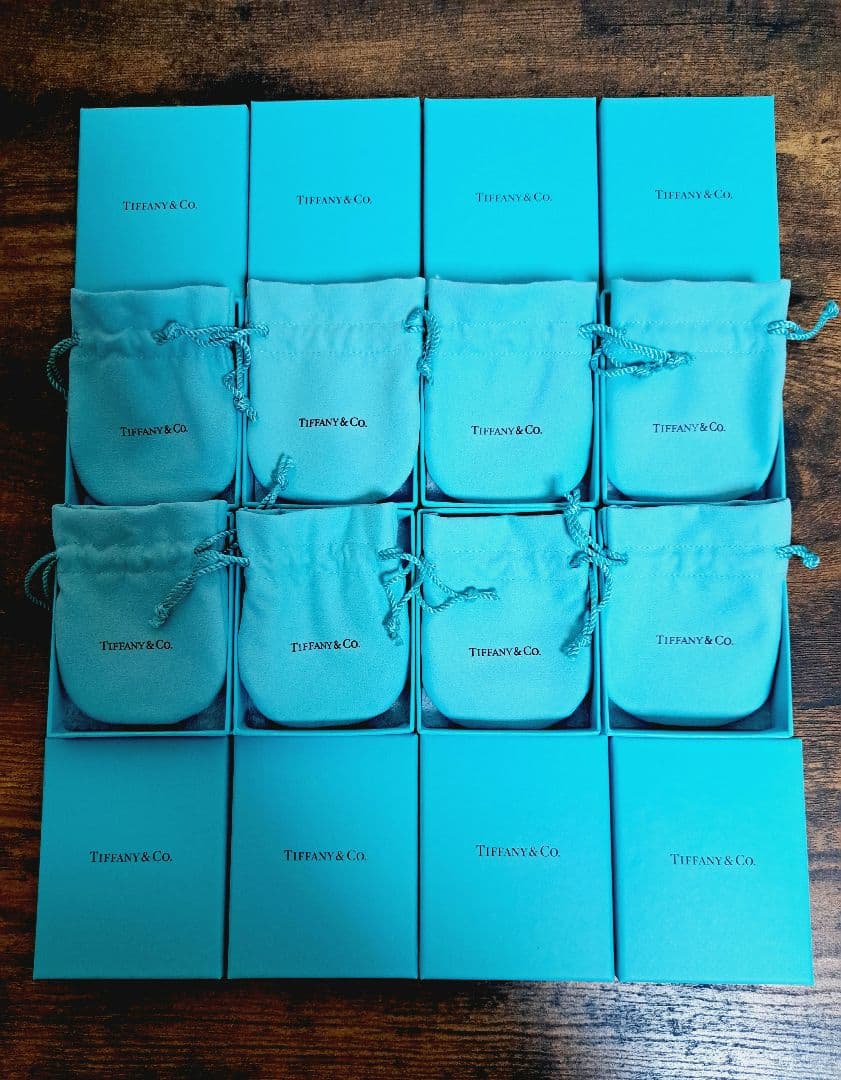 ティファニー 空箱① 巾着 8セット 現行品
