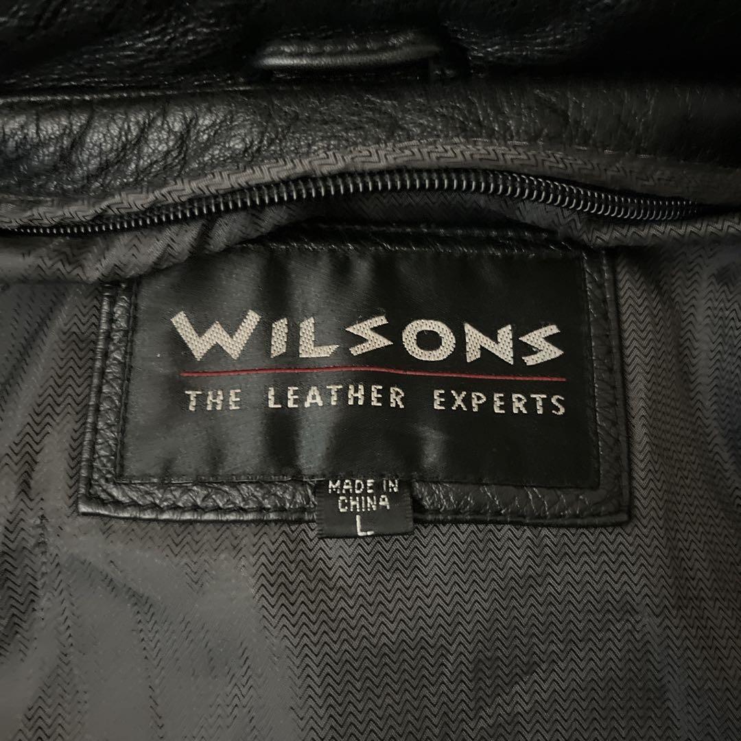 レザージャケット 本革 シングルライダース ブルゾン ブラック