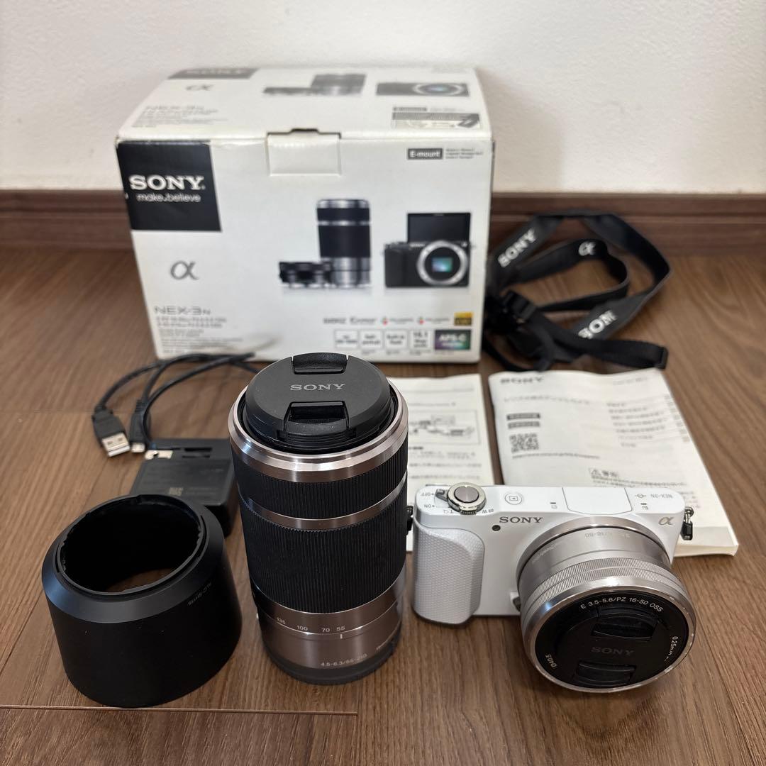 【充電やや難あり】SONY/レンズ交換式デジタルカメラ　α NEX-3N