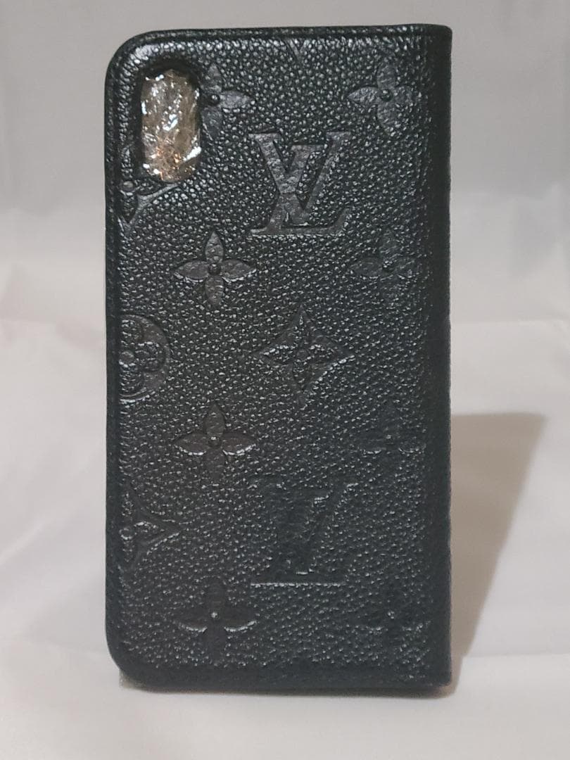 ルイヴィトン モノグラム アンプラント iPhoneケース x/xs用 黒