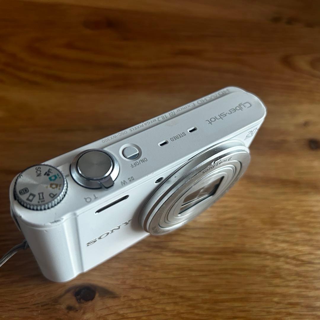 SONY Cyber-shot DSC-WX300 ホワイト デジカメ