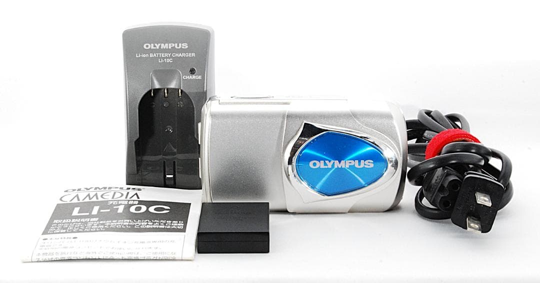 【動作確認済】OLYMPUS μ15 ミュー バッテリー充電器付18939510
