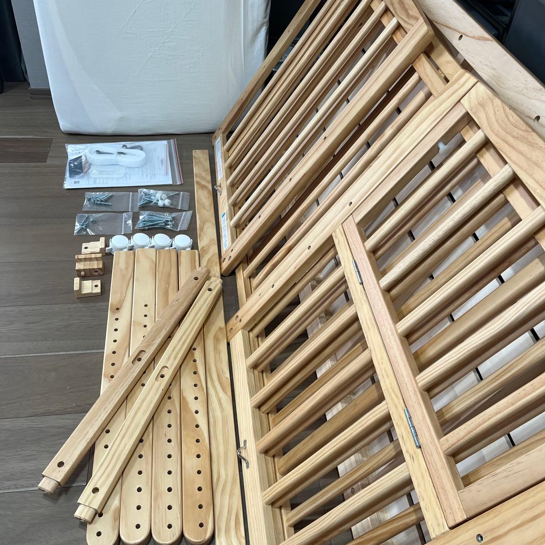 大和屋 そいねーるADラージ ナチュラル 1週間使用のみ 防水シーツセット