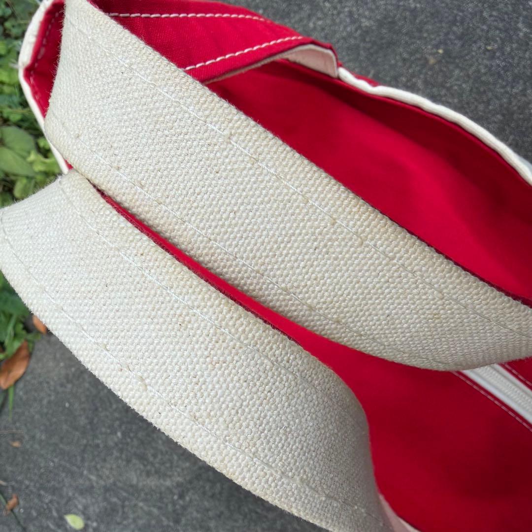 old◎90s L.L.Bean ビーントート ジップトップ 赤 large