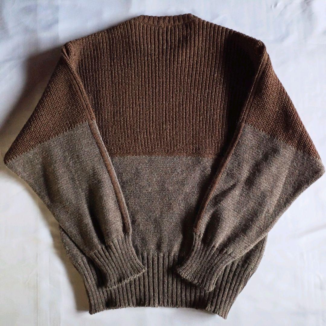 GIVENCHY ヴィンテージ ウール アルパカ 切り替え ニット セーター