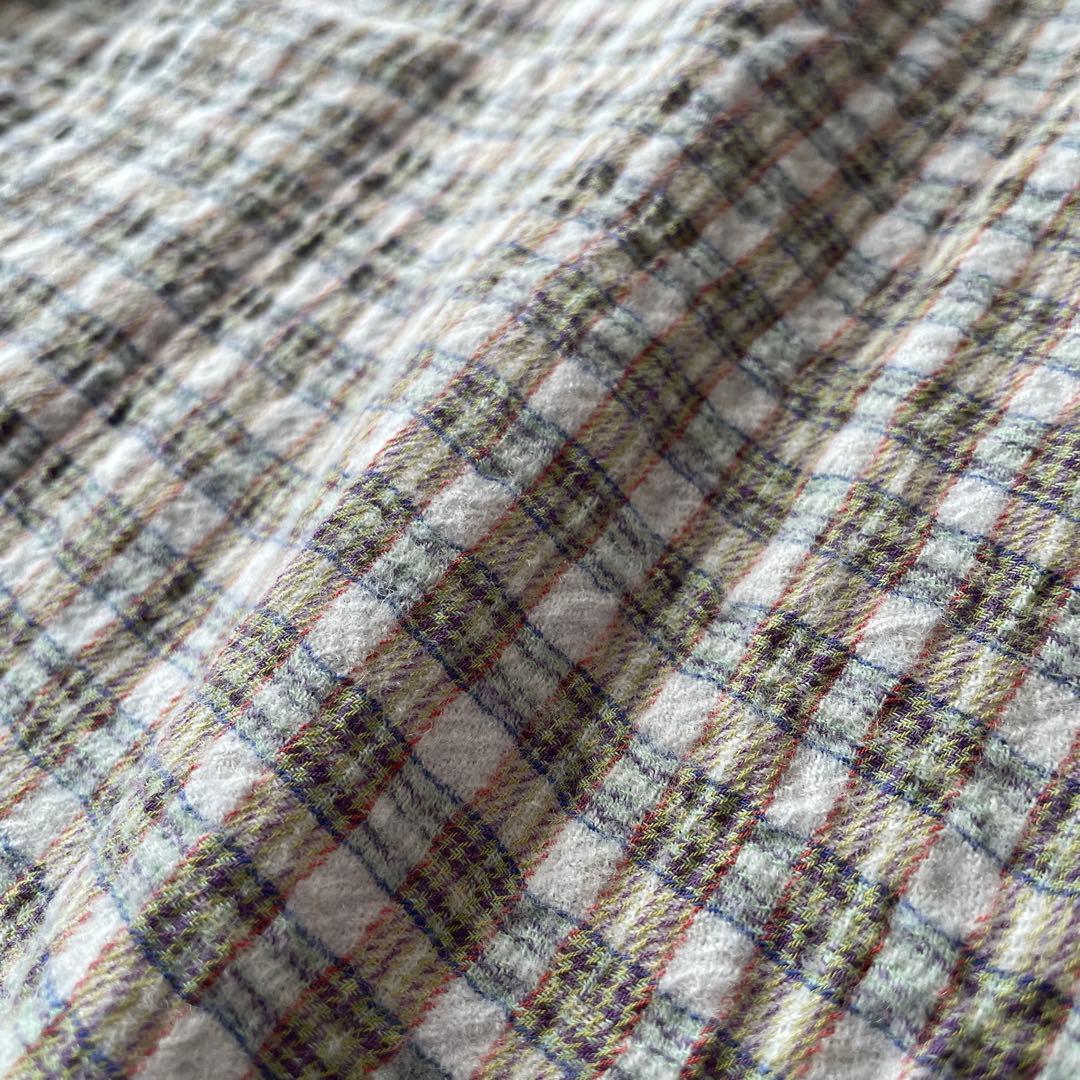 ヨーガンレール 美品 JURGAN LEHL 長袖シャツ ウール M チェック