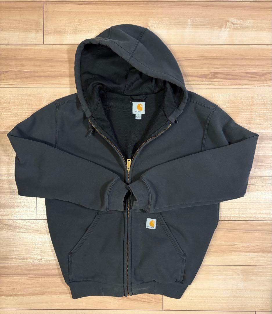 carhartt ジップパーカー　ブラック L