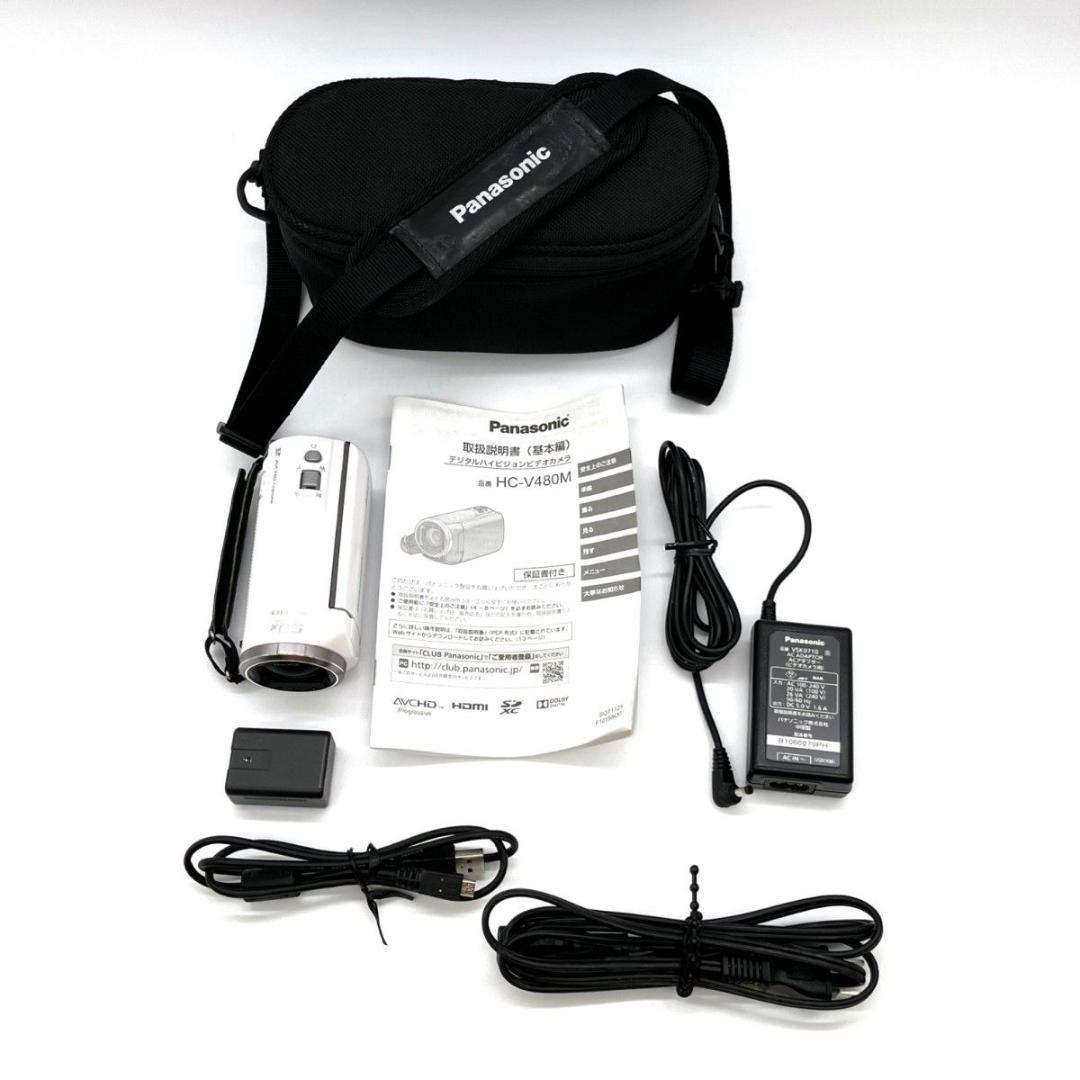 【極美品】Panasonic HC-V480M ビデオカメラ