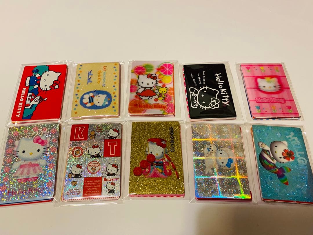 激レア❗️Hello kittyコレクターズカード100枚！希少！平成レトロ！美品