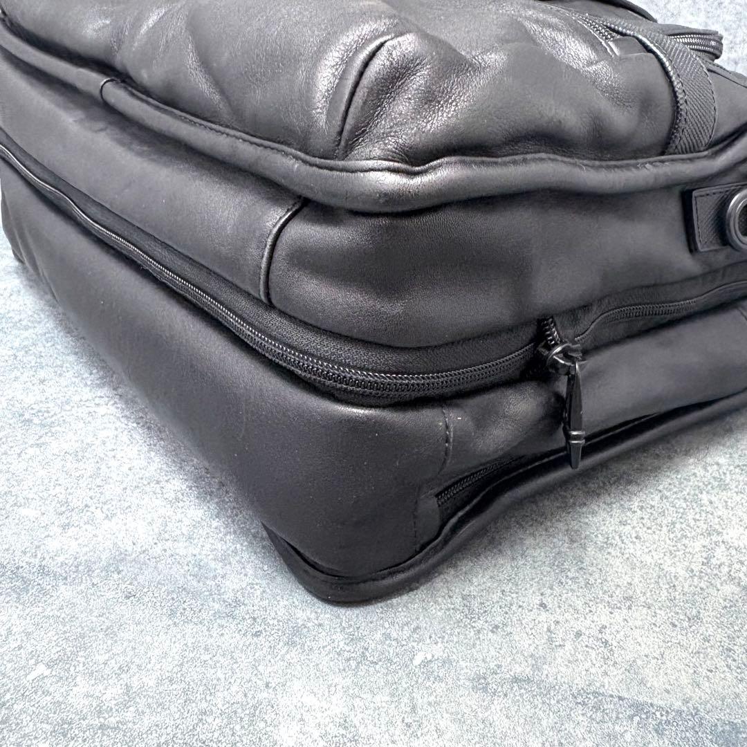 【希少】トゥミ 2way ビジネスバッグ オールレザー ブラック 96141D2