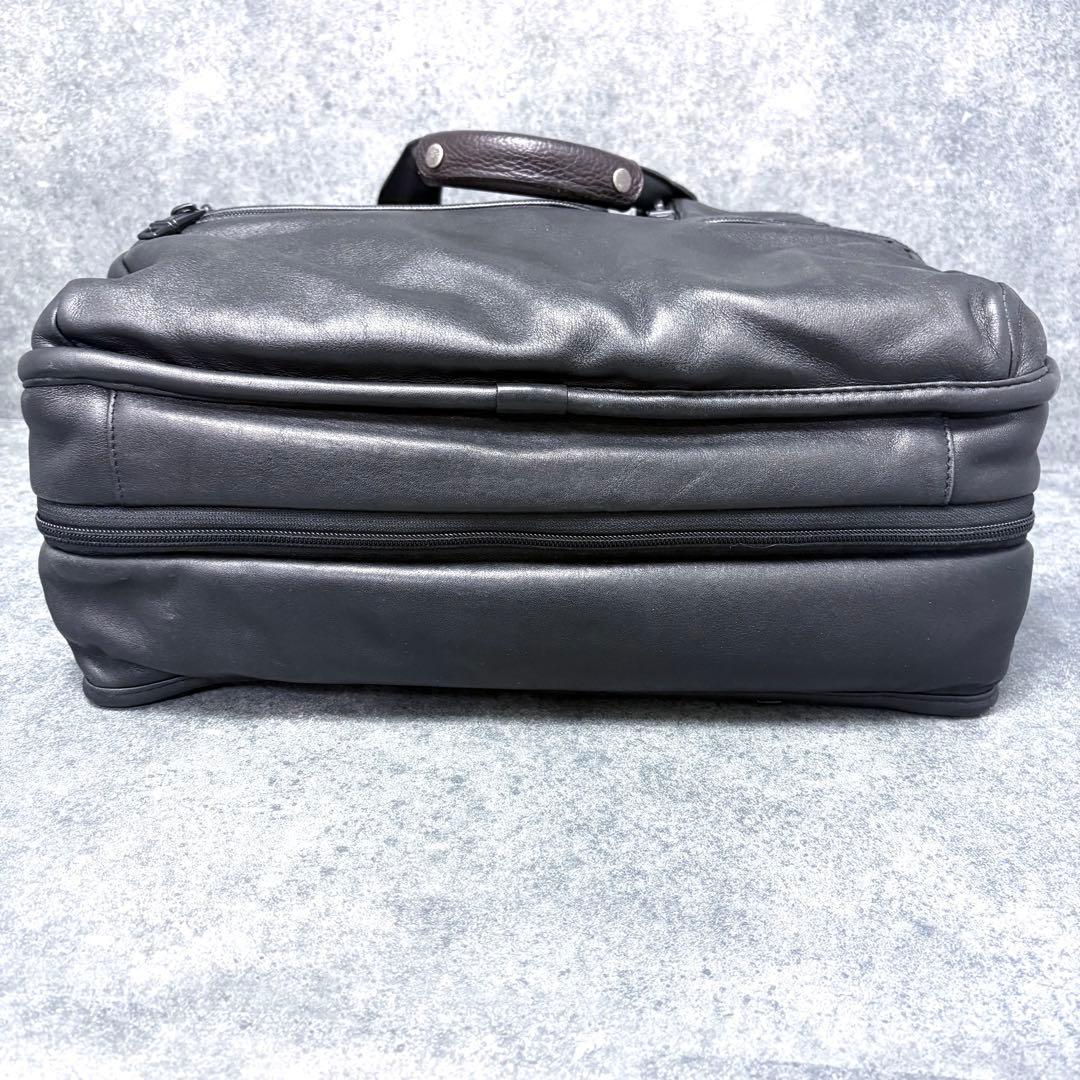 【希少】トゥミ 2way ビジネスバッグ オールレザー ブラック 96141D2